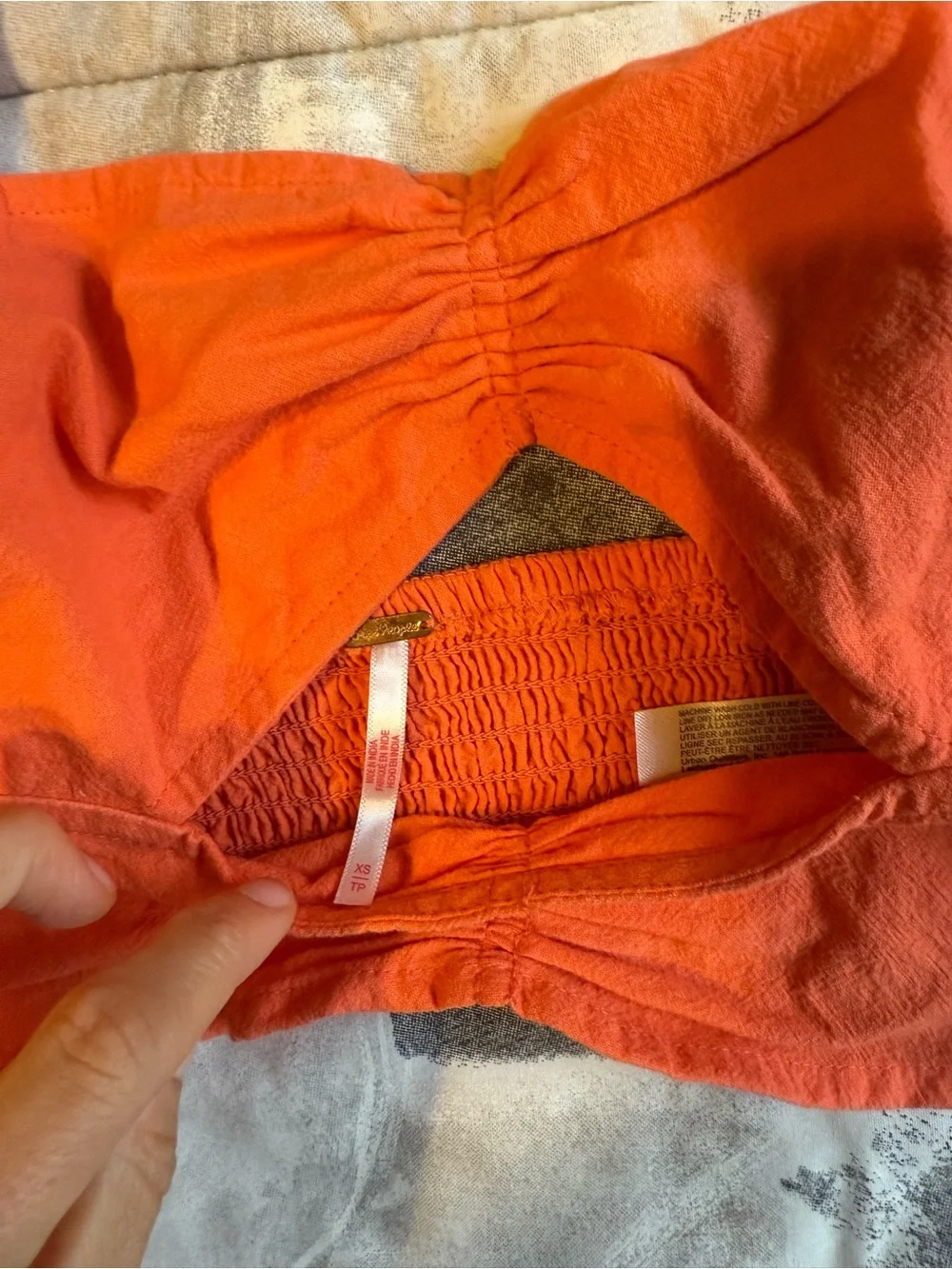 Free People Adventurous Night Set - Wild Papaya- Size XS